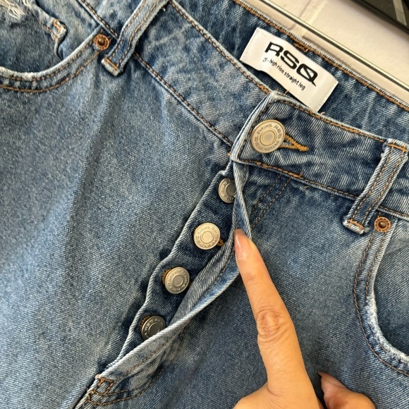 RSQ High rise Straight leg button fly Size 29 - Picture 4 of 11